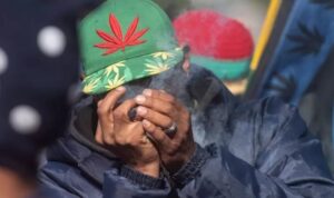 IMAGE SOURCE: AFP On Saturday marijuana lovers gather for the annual Global Cannabis March in Cape Town, South Africa