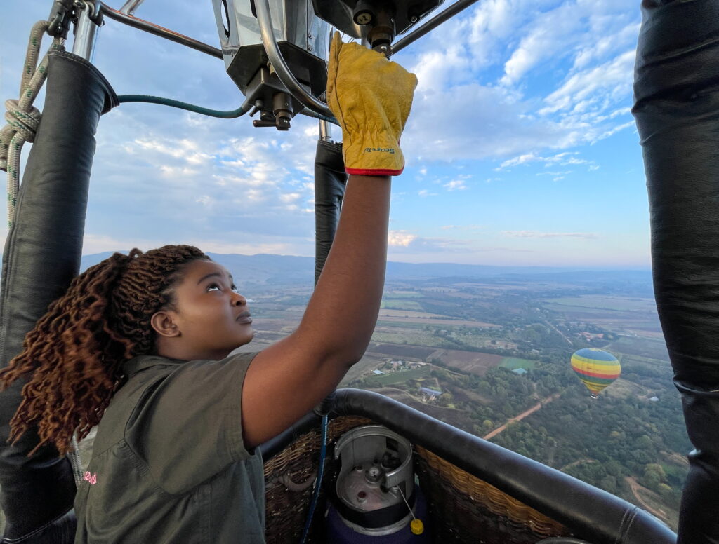 South Africa's First Black Woman Hot-air Balloon Pilot shakes up once-exclusive sport