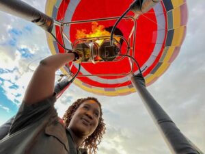 South Africa's First Black Woman Hot-air Balloon Pilot shakes up once-exclusive sport