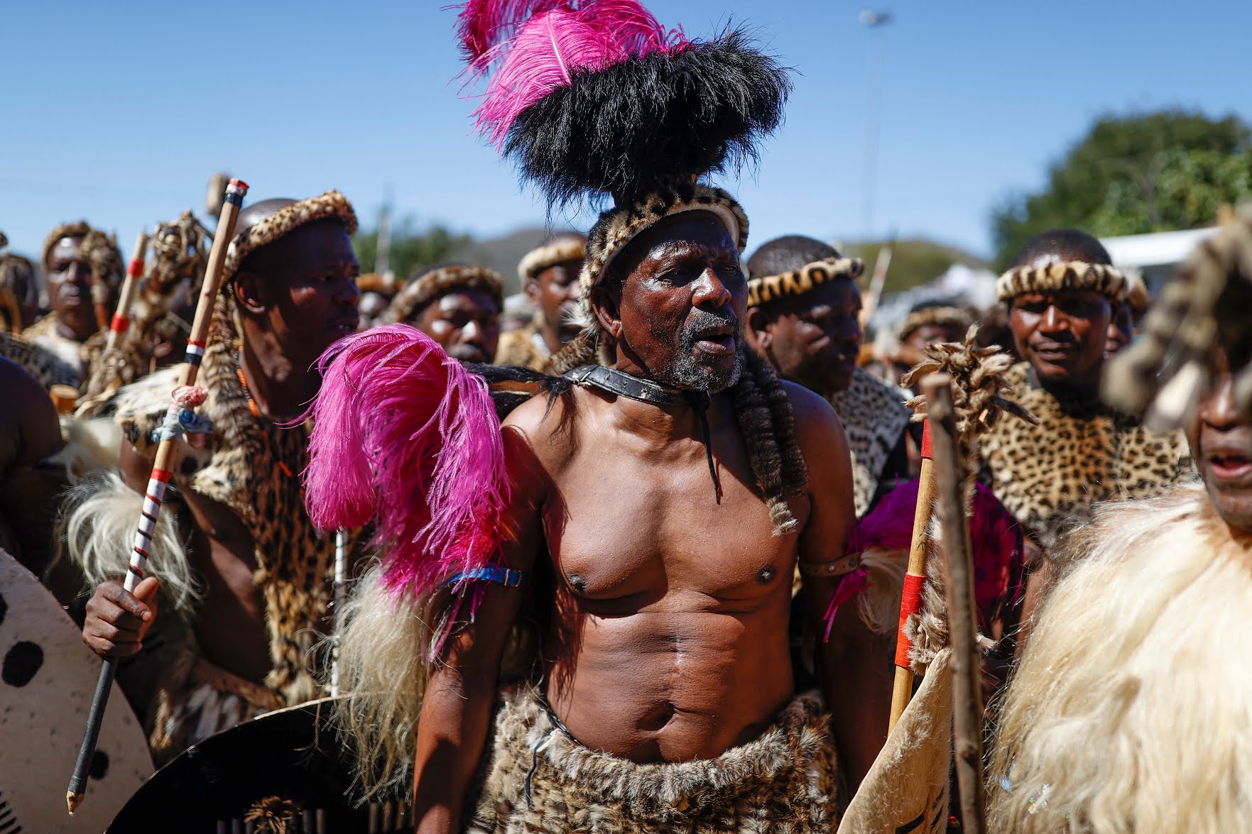 Royal Coronation Thousands Fete South Africa's New Zulu King The