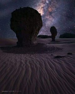 Night sky over the Algerian ðŸ‡©ðŸ‡¿ Desert.