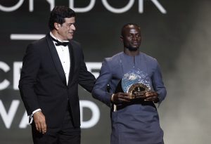 Bayern Munich and Senegalese star Sadio Mane has clinched the first-ever Socrates Award for his charity works.