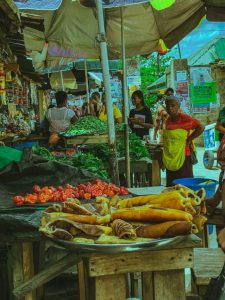 The Local market in Calabar Nigeria.