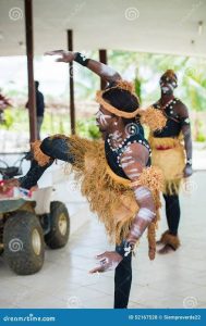 Gabonese cultural dance 