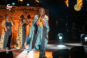 Artist Tiken Jah Performing at the carthage int'l festival in tunisia August 15, 2023