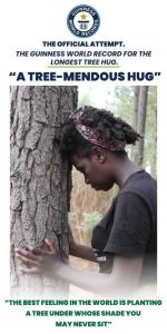 Ariokot Faith Patricia Achieves The Guinness World Record For The Longest Tree Hug