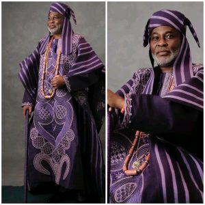 Nigerian Actor and Writer Richard Mofe-Damifo {RMD} in Native African Attire(Yoruba tribe in Nigeria). Image source: Facebook